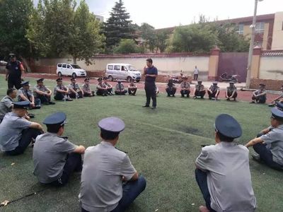 咸阳秦都区保安服务公司开展校园安保人员集中培训活动